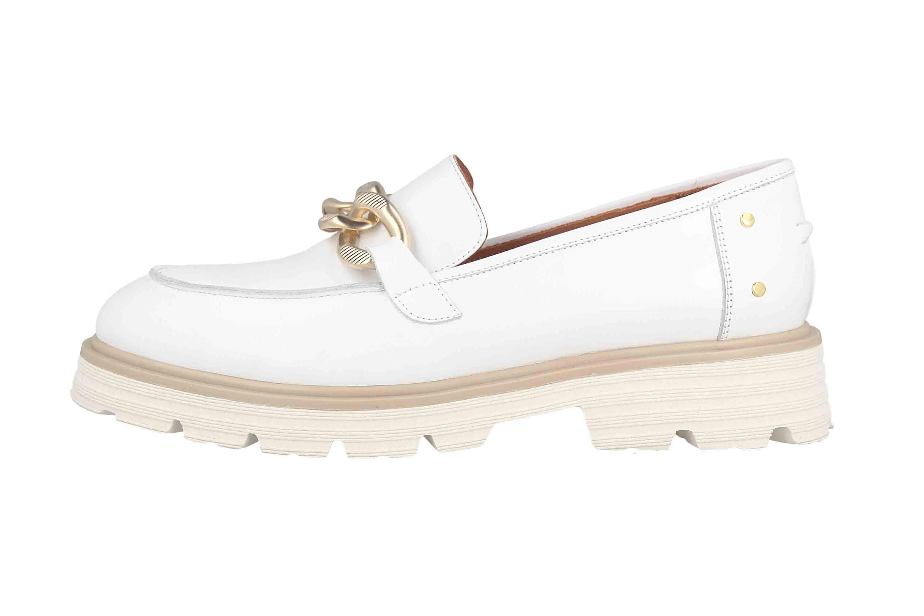 Babouche Lifestyle Slipper in Übergrößen Weiß G5201-1-21 große Damenschuhe