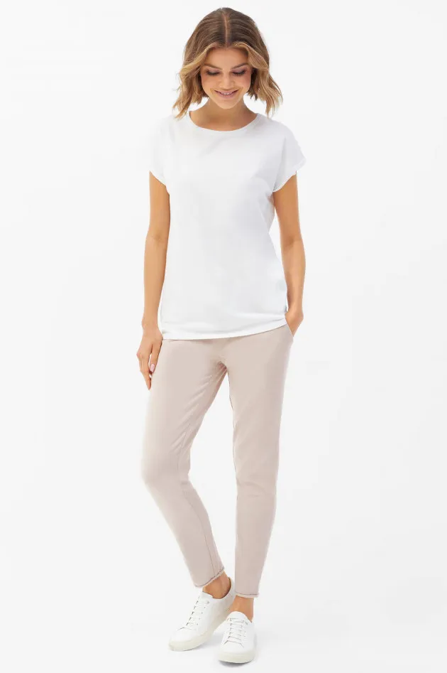 Boxy Fit T-Shirt in Weiß