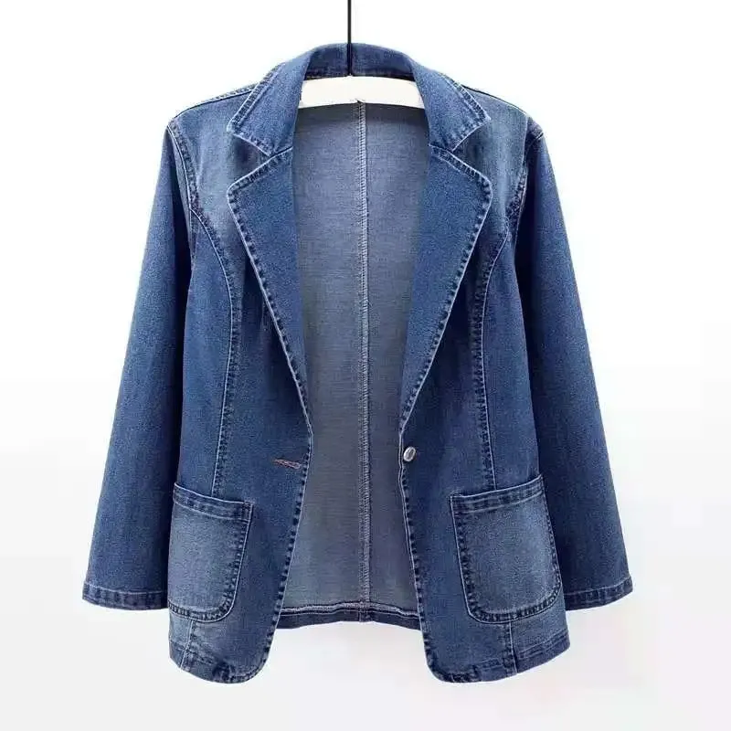 Damen Denim Blazer