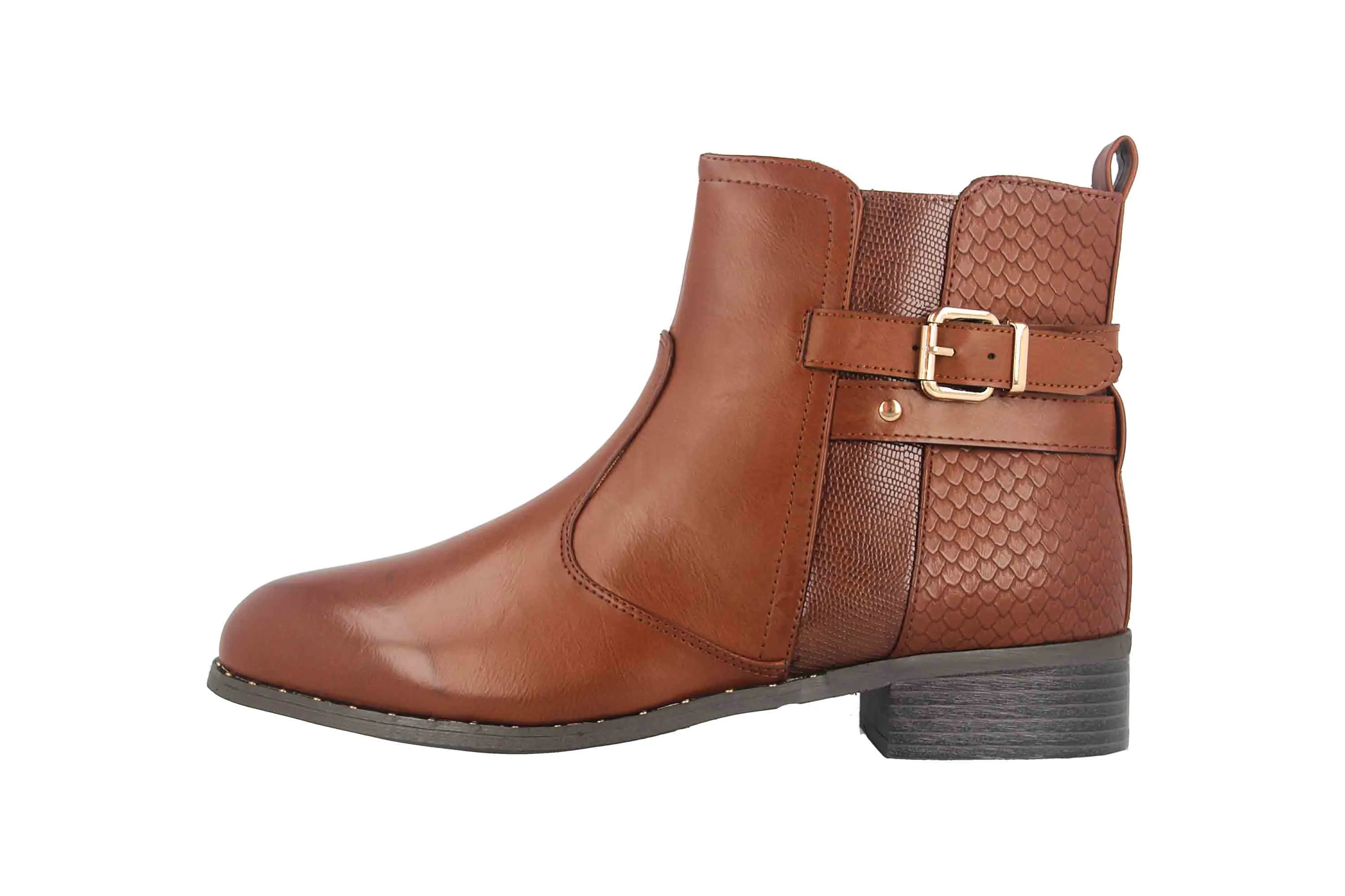 Fitters Footwear Stiefeletten in Übergrößen Braun 2239216 Sabrina Brown große Damenschuhe