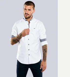 Herren emilio adani Langarm-Hemd uni in Blau kaufen 35778