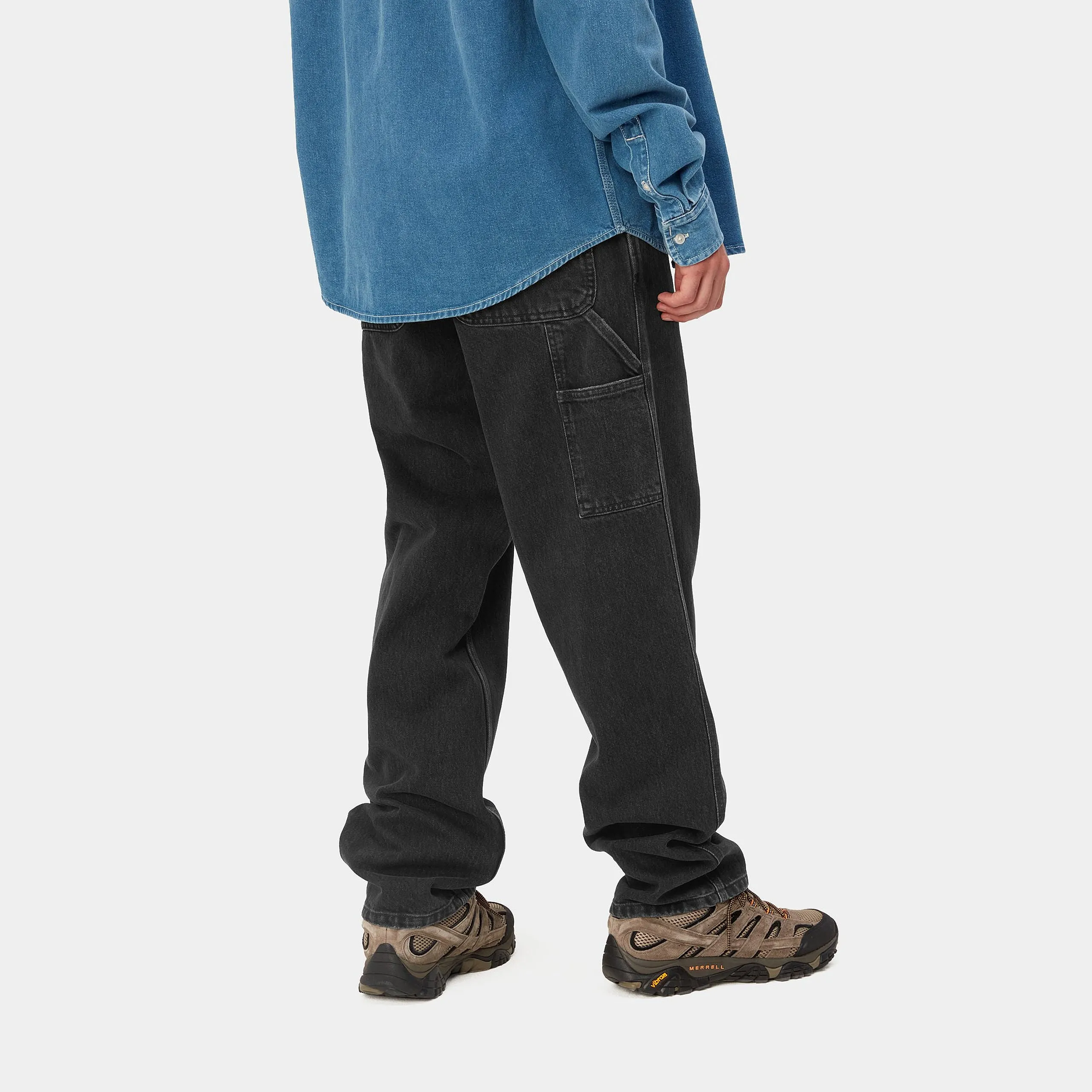 Hose | Carhartt WIP Single Knee Pant: Black