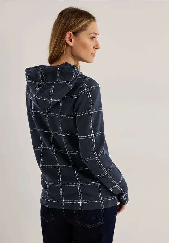 Jacquard Hoodie Sweatshirt