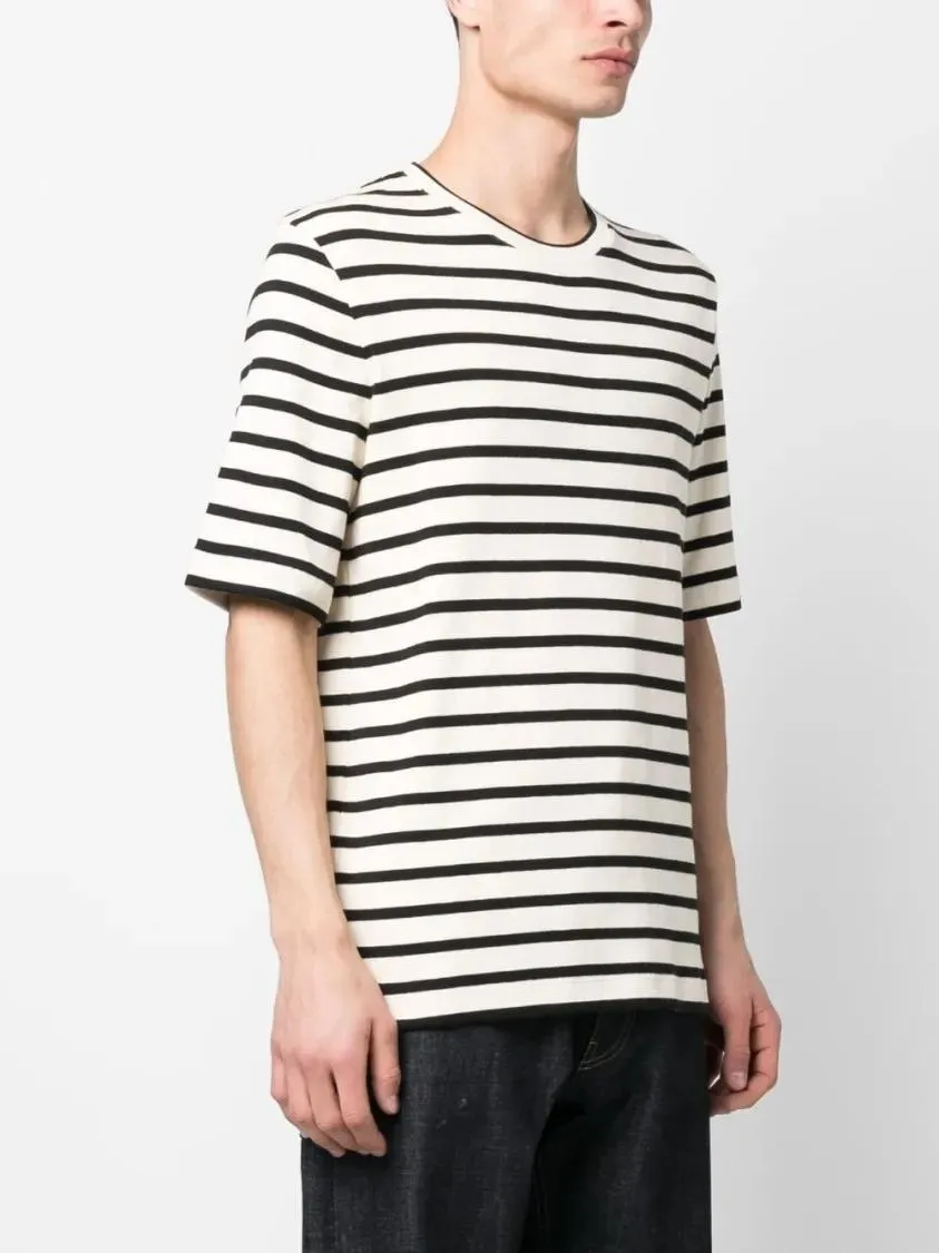   Jil Sander  Striped T-Shirt White  T-Shirts 