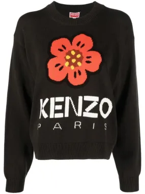   Kenzo  Logo Sweatshirt Black  Hemden 