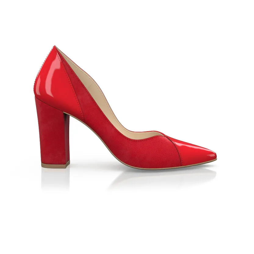 Klassische spitze Heels 44652