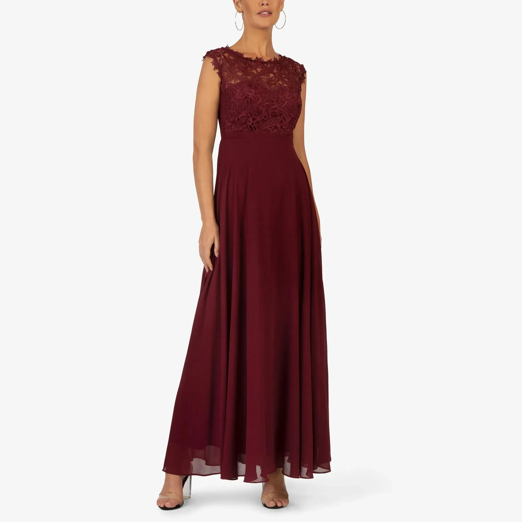   Kraimod  Kleid bordeaux  Abendkleider 