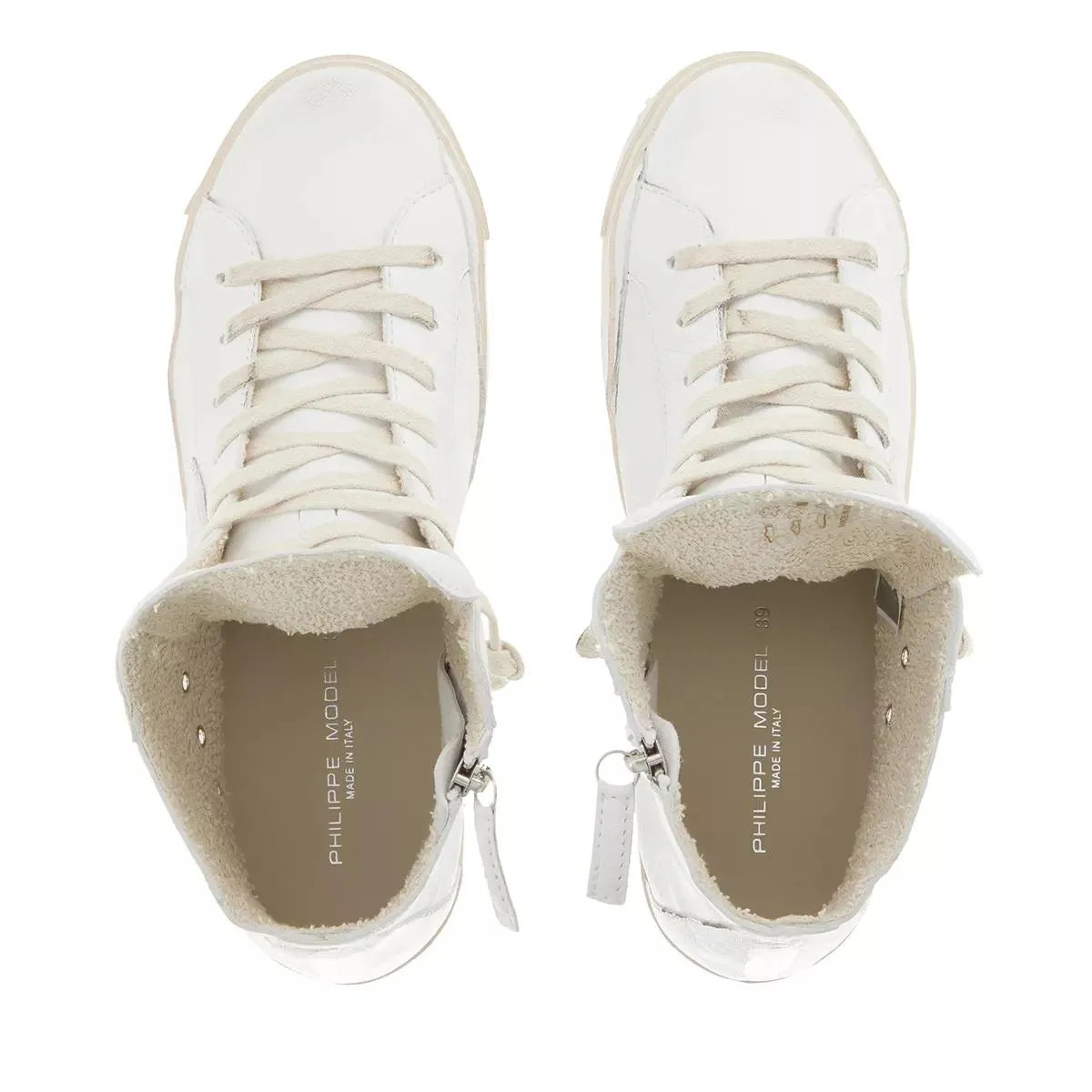   Philippe Model  Prsx High Woman Doux Pop Blanc  High-Top Sneaker 