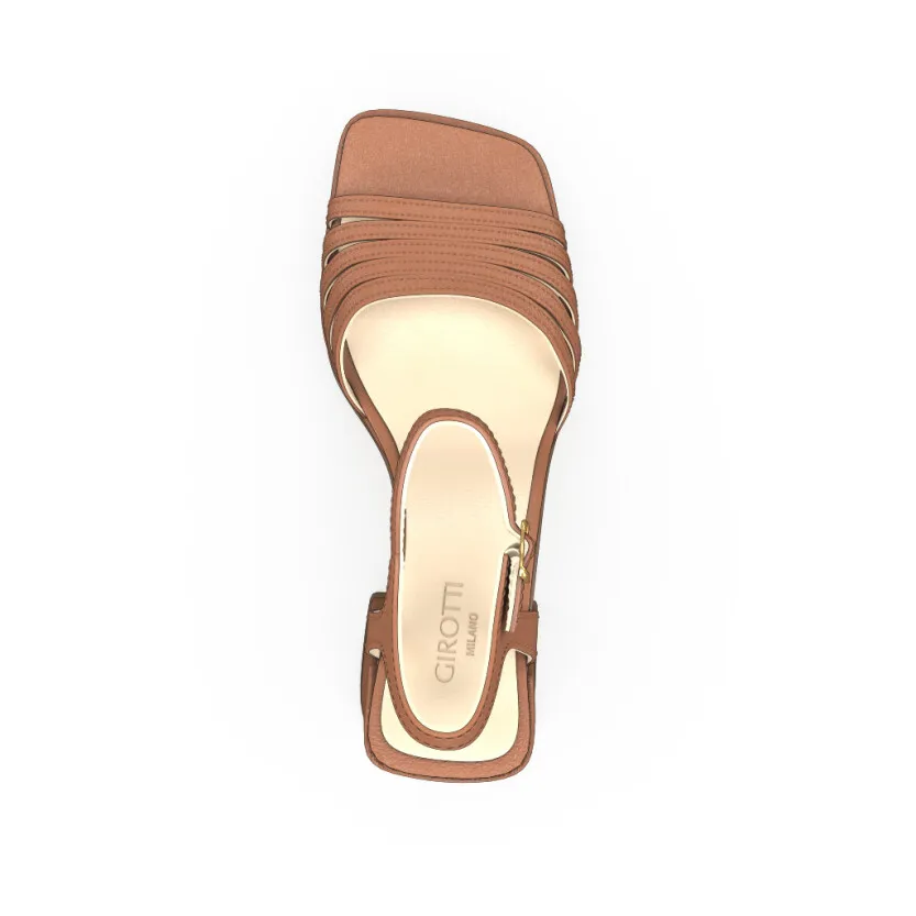 Plateau Heels mit quadratischer Spitze 45455