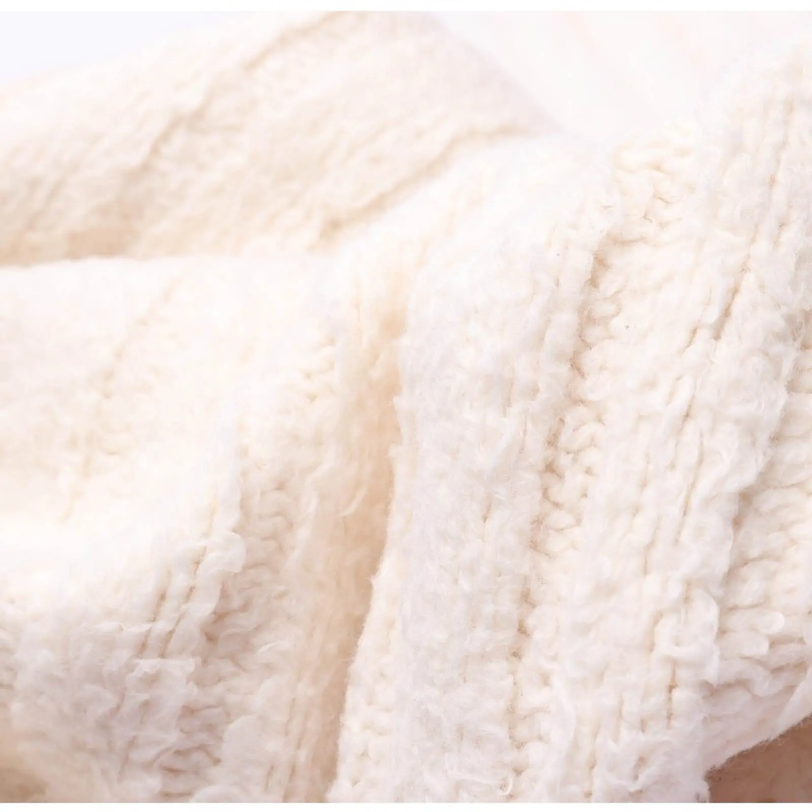 Pullover M Cream