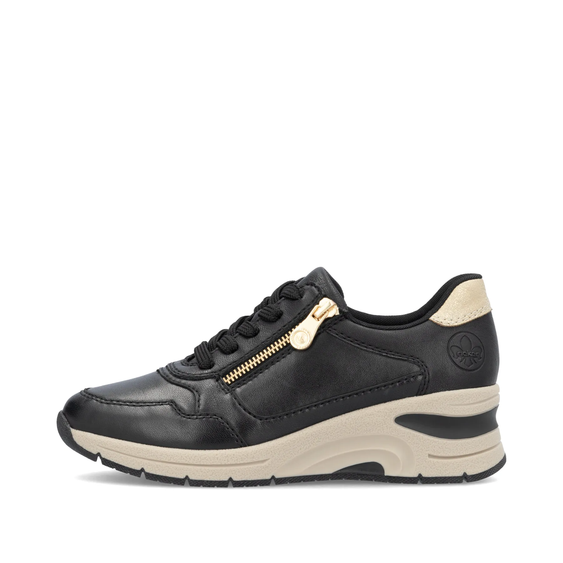 Rieker Damen Sneaker Low mattschwarz | N9301-00