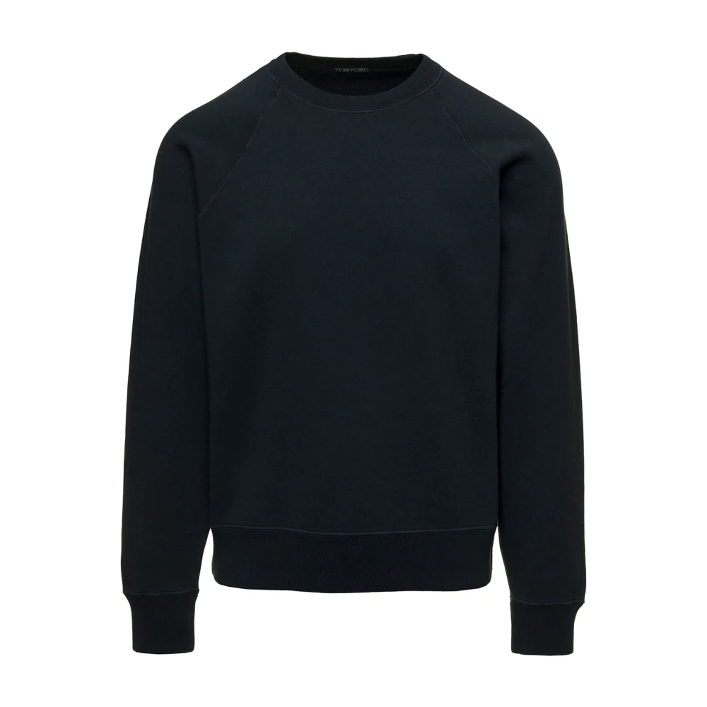 Schwarzer Crewneck Sweatshirt für Männer