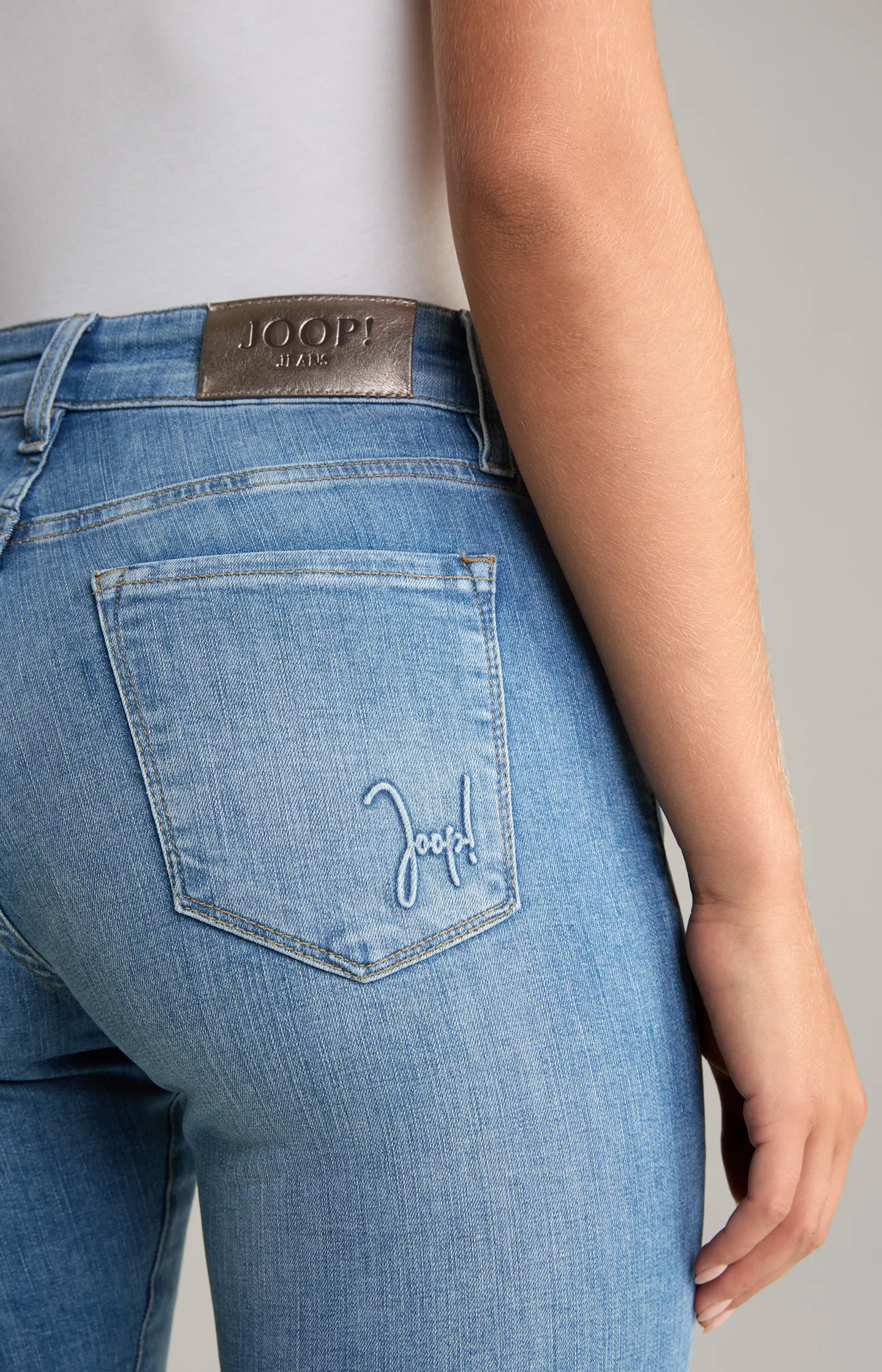 Skinny Jeans Sue in Medium Blue Washed