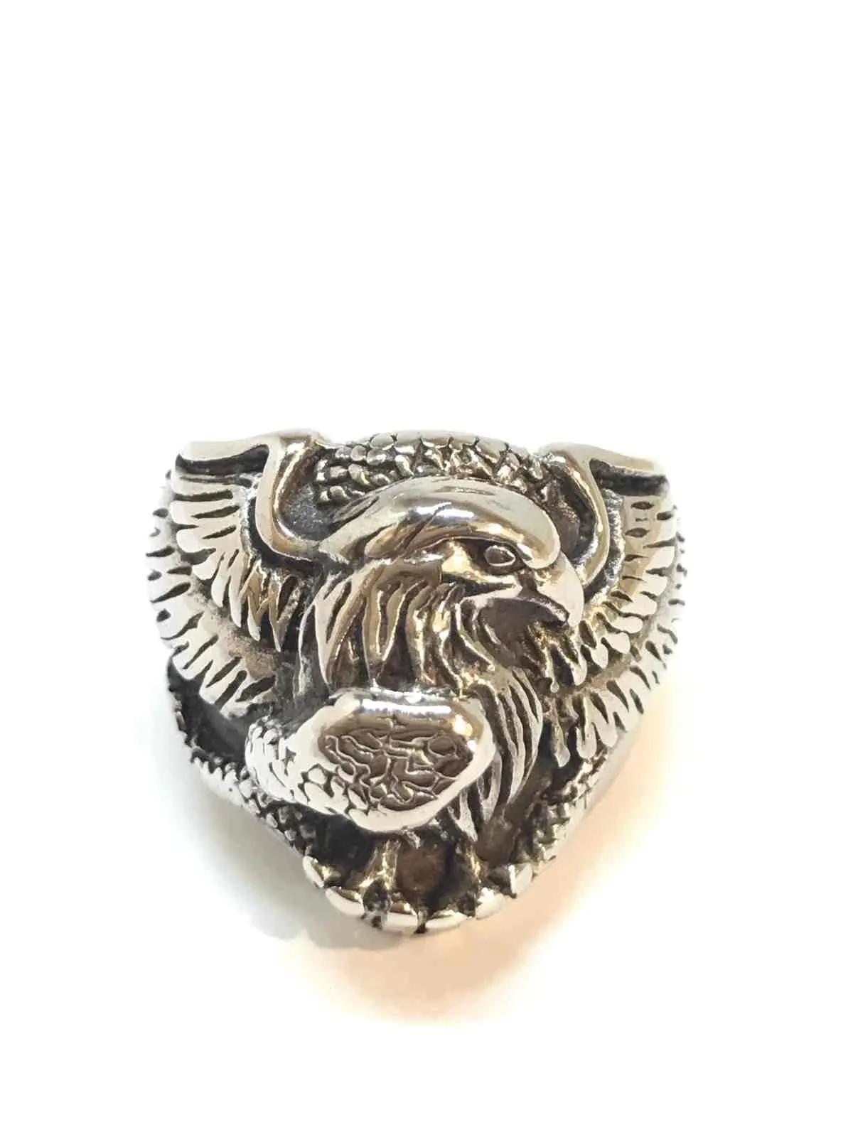 Snake aigle steel ring