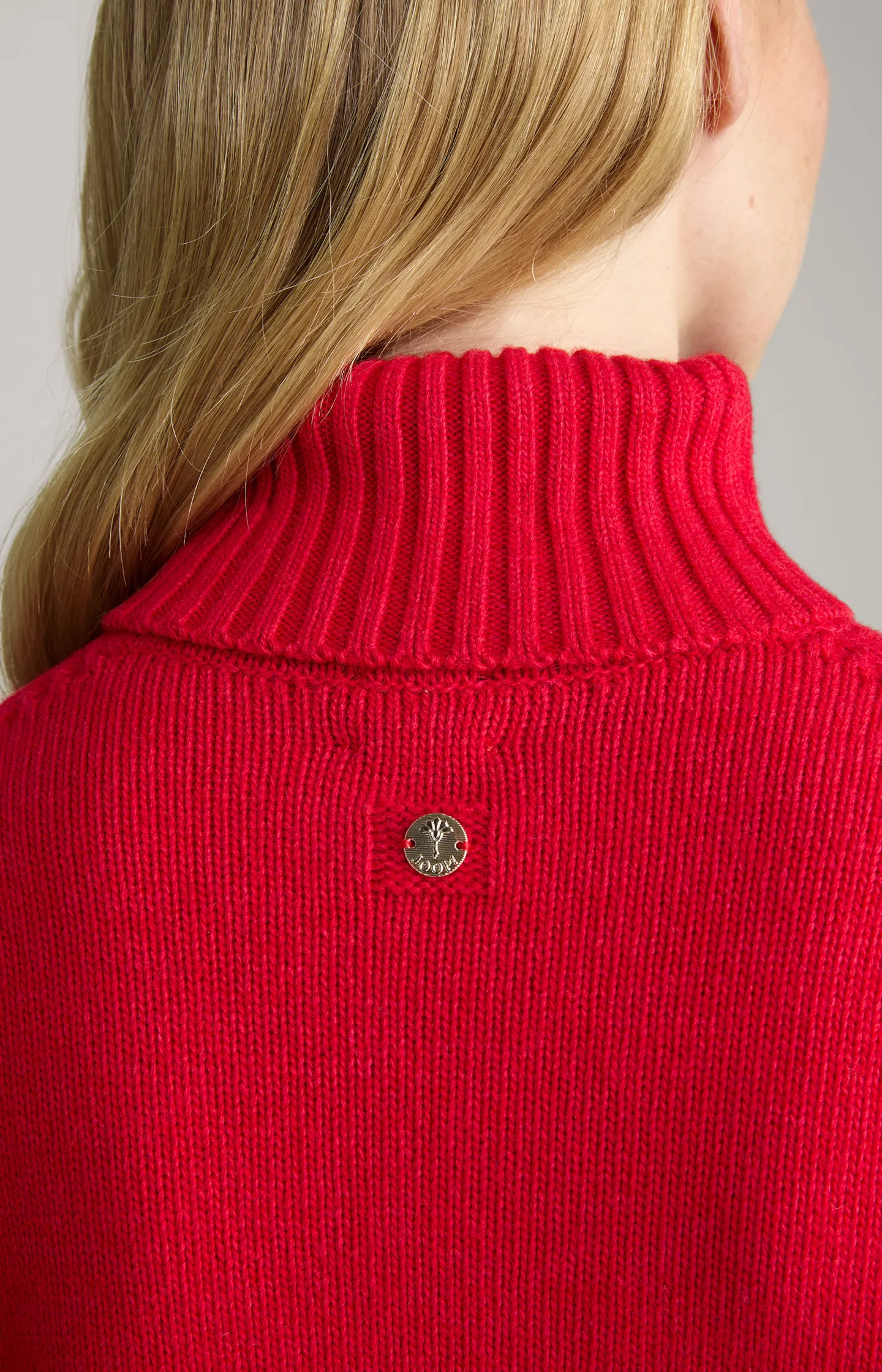 Strick-Pullover in Rot