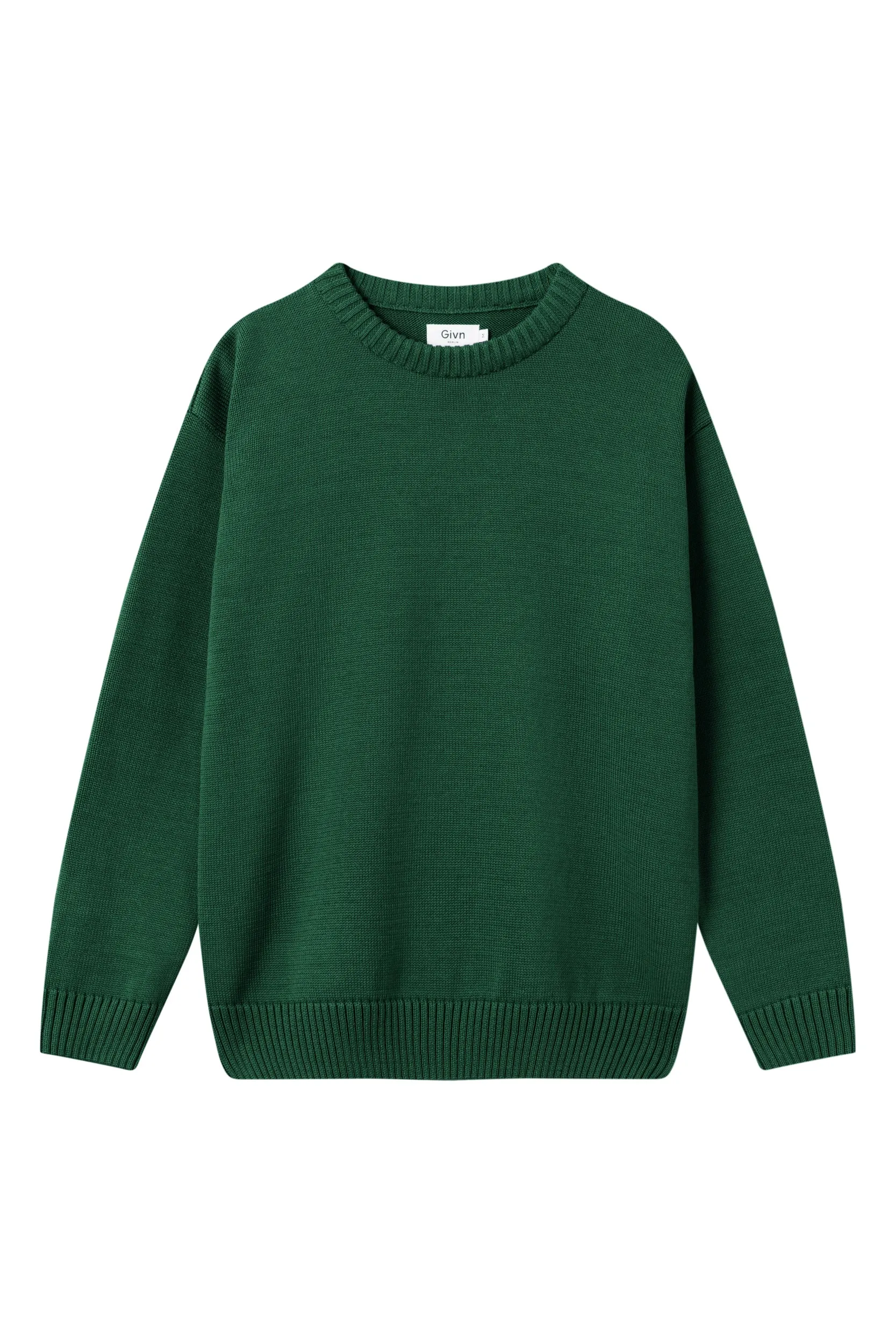 Strickpullover FELIX aus Bio-Baumwolle - Cedar Green