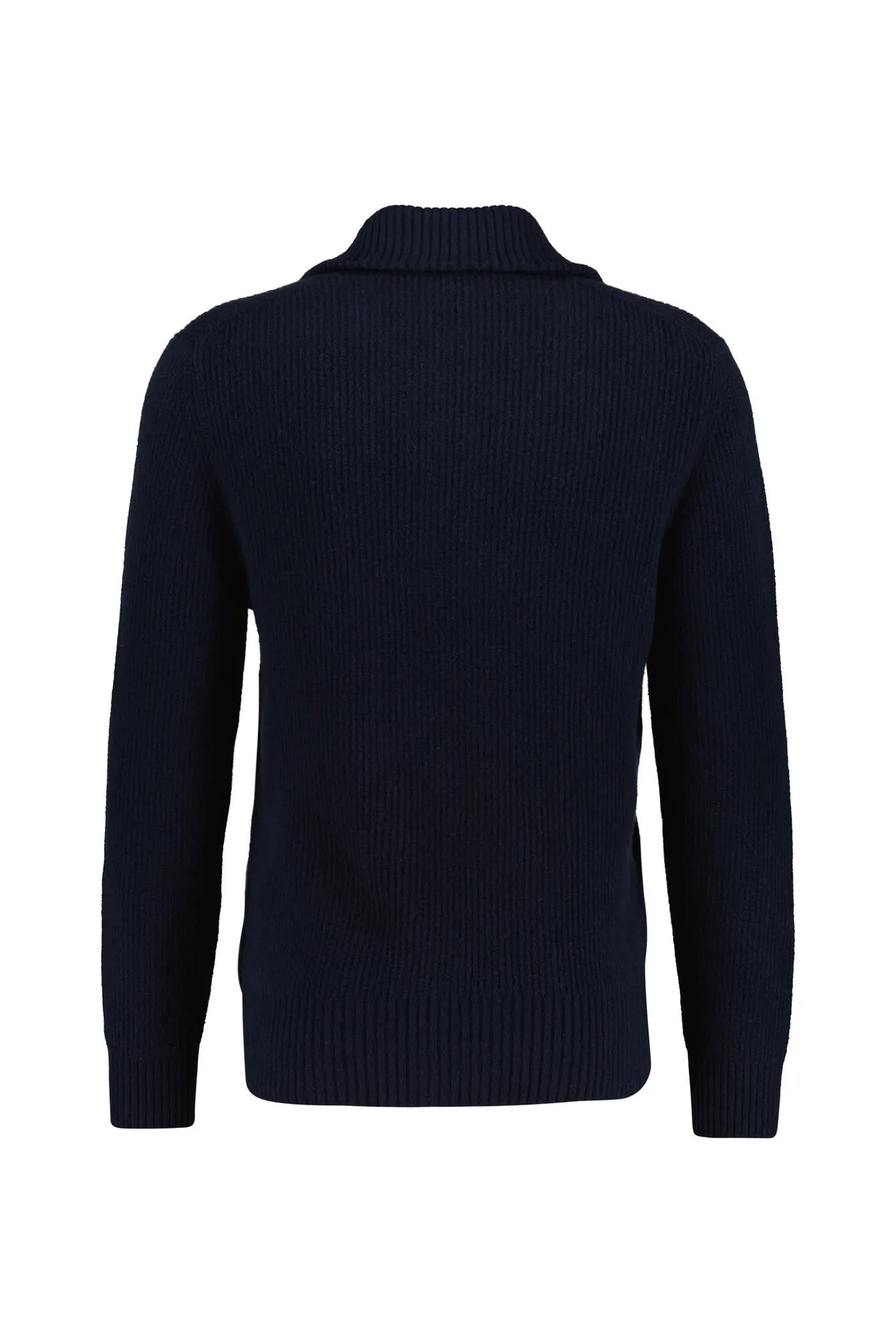 Strickpullover mit Troyerkragen