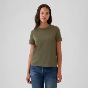 T-shirt GAP T-shirt Shortsleeve Vneck Olive Night S 545906-00