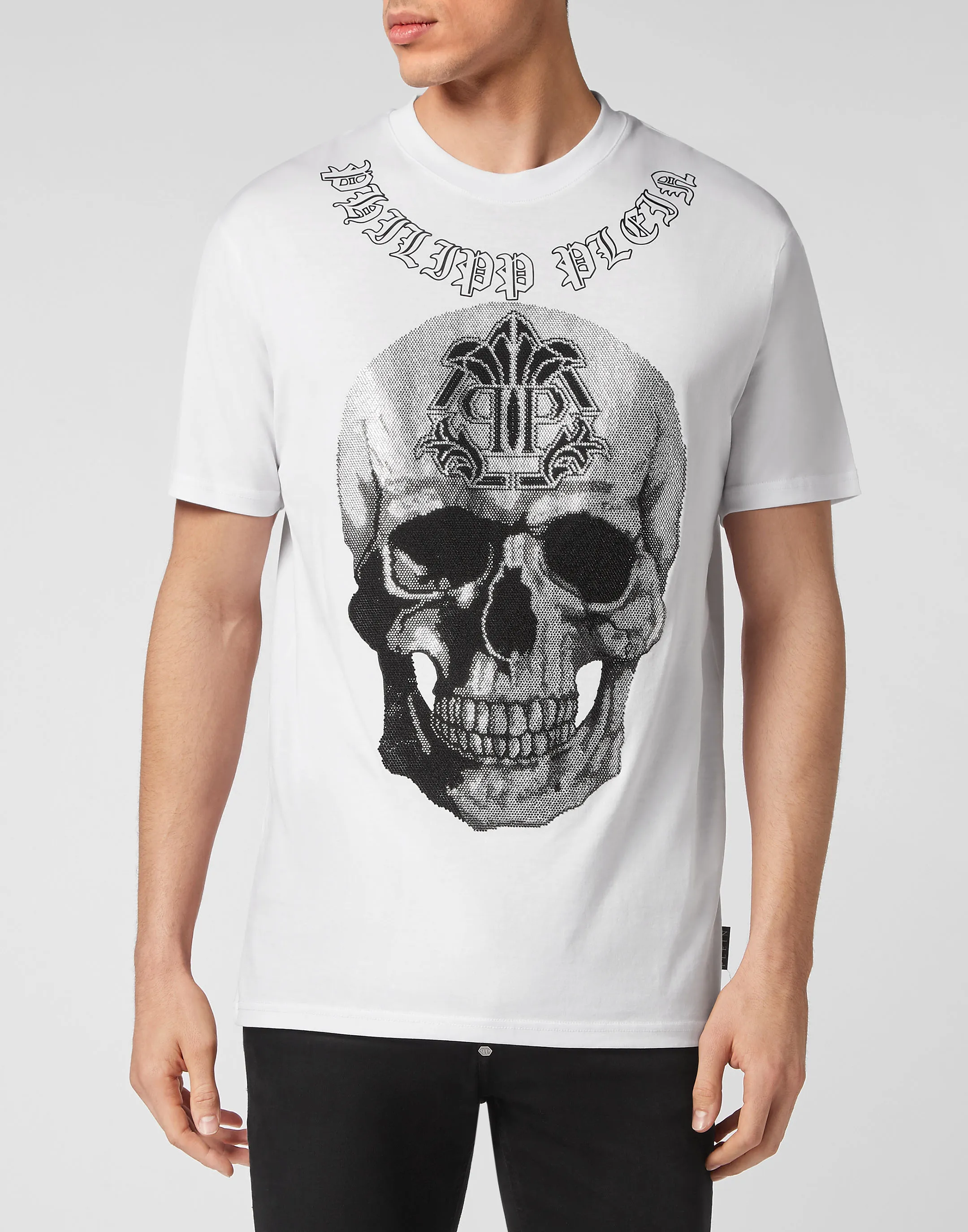 T-shirt Round Neck SS Gothic Banner