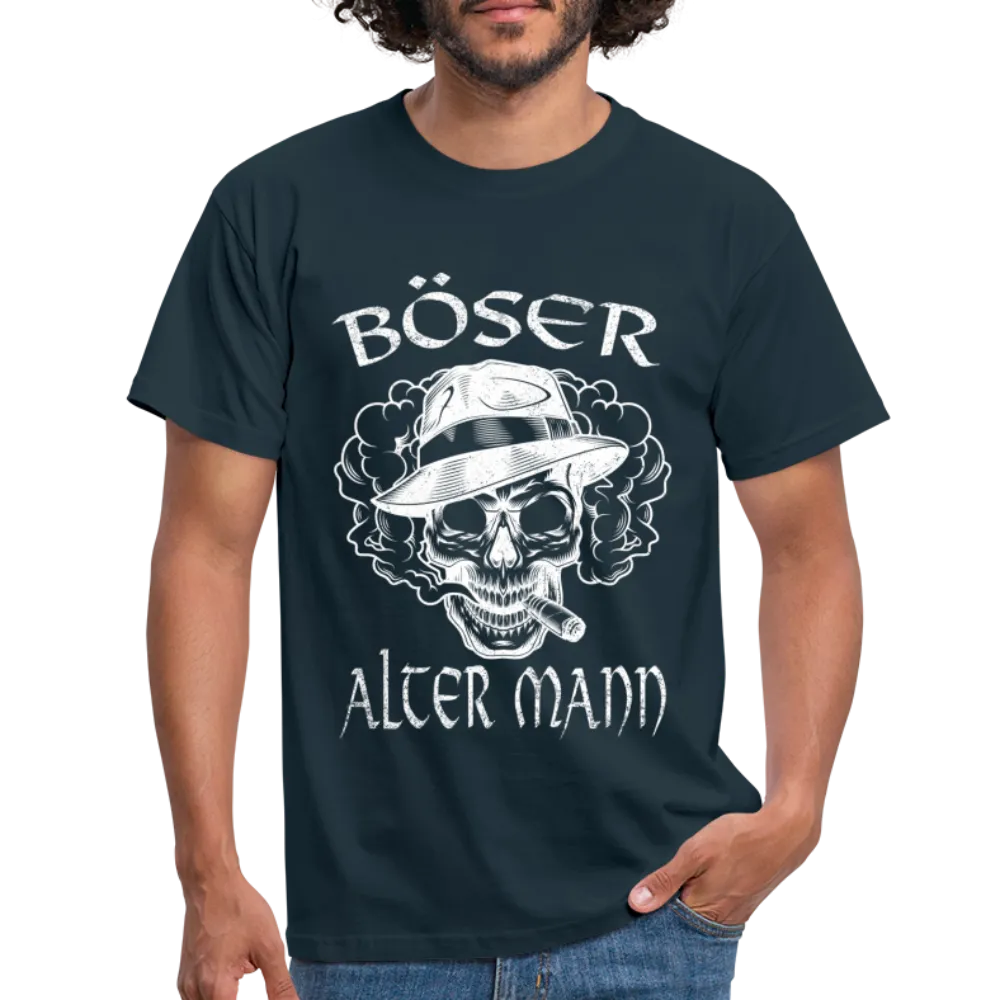 Totenkopf Bser alter Mann Lustiges T-Shirt