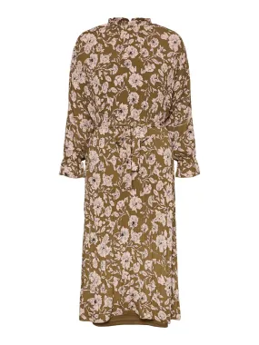 VMVILMA 7/8 CALF DRESS WVN