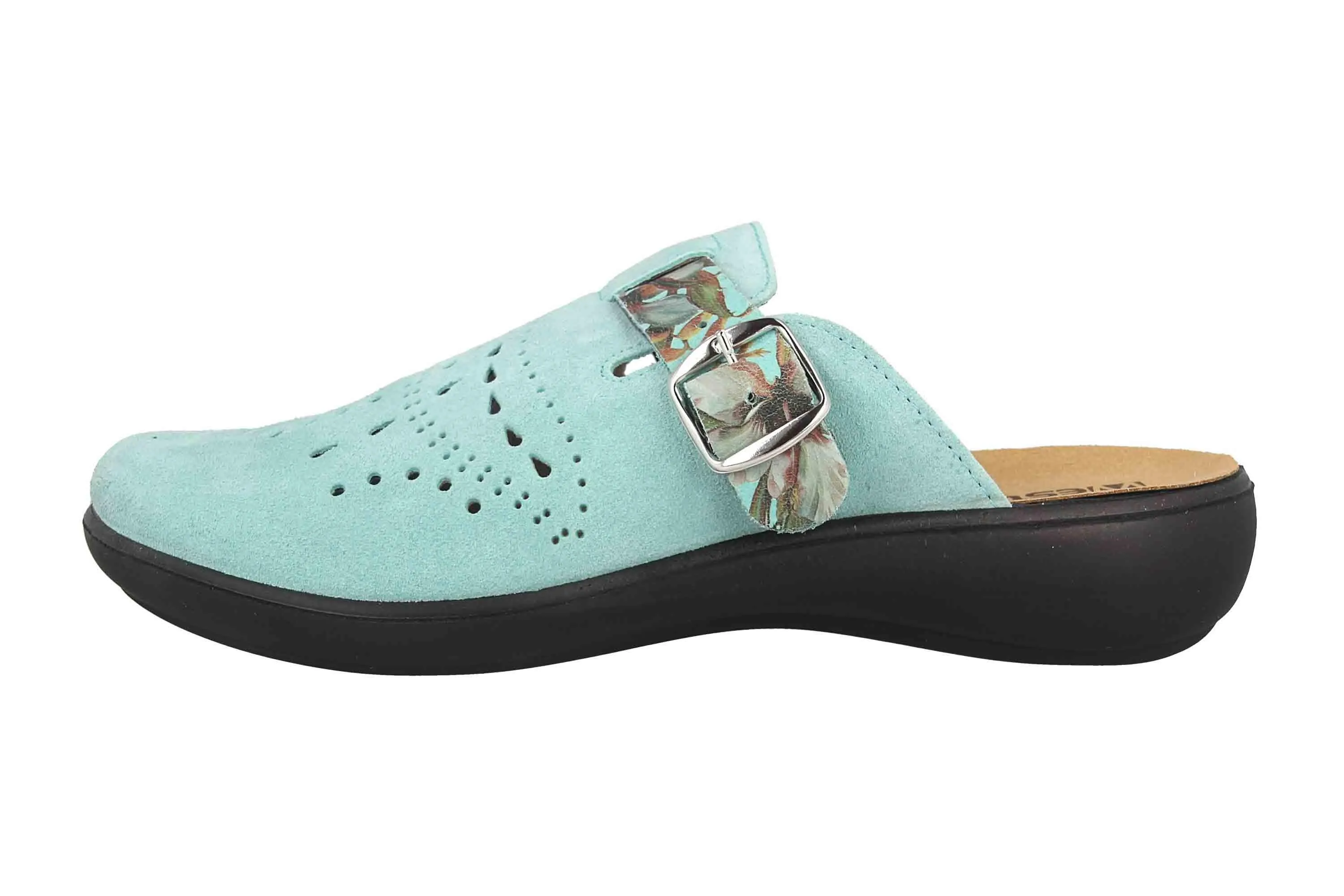 Westland Korsika 345 Clogs &amp; Hausschuhe in Übergrößen Türkis 15345 28 621 große Damenschuhe