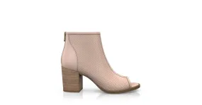 Zehenfreie Stiefelette mit Fransen 2357
